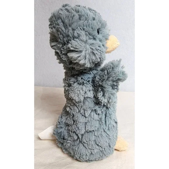 Mary Meyer Putty Duck Duckling Baby Plush Stuffed Animal Lovey 8 Inches Blue - Picture 2 of 6
